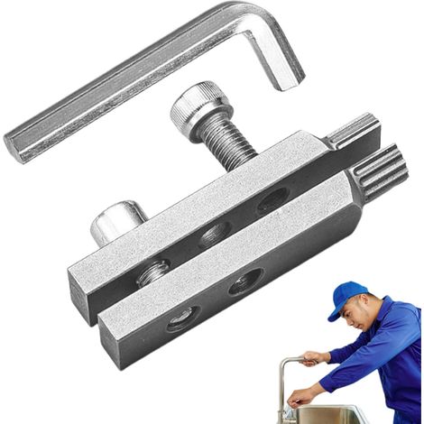 Extractor de tuberías - Equipo de plomería multifunción para ducha y expansión - Bomba de acero al carbono con mango ergonómico - Reparación de tuberías de calentadores de agua