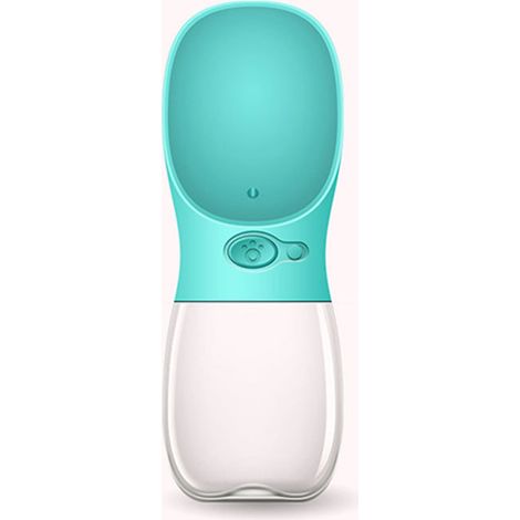 Filiyano-Gourde pour chien 350 ml, portable, pour l'extérieur - Blanc/Bleu (1/2)