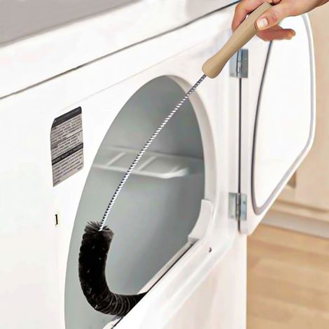 Brush Nettoyage Ventilateur Seche-Linge - Manche En Bois 12,5 Cm - Tige Flexible 76 Cm - Poils Nylon - Pour Entretien Seche-Linge Et Vents (1/5)