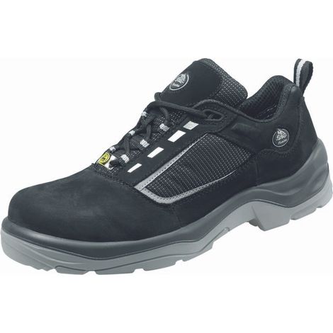 BATA Sicherheits-Halbschuh S2 SAXA ESD Nubukleder schwarz/grau Gr. 44 W