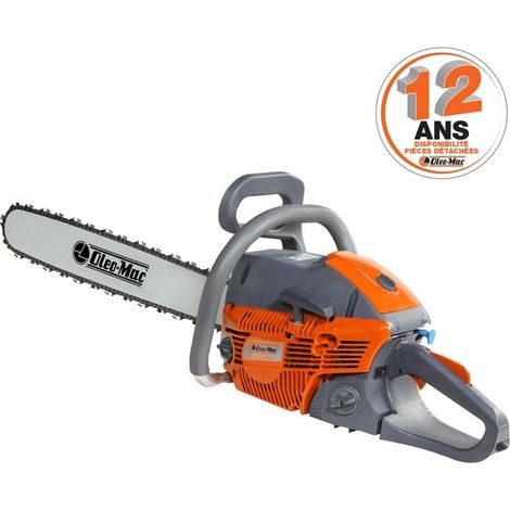 Oleo Mac – Tronçonneuse thermique 45cm GSH510 – Cylindrée 50.9 cm3 – Puissance 2.2kW – Système anti-vibration pour confort d'utilisation