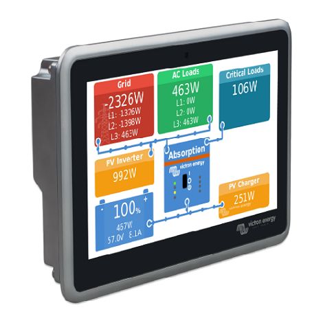 Panneau de contrôle Victron-energy Ekrano GX tactile HD 7 pouces étanche