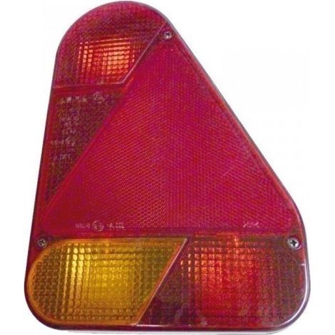 Feu Remorque Droit - 5 Fonctions Clignotant Stop Croisement Antibrouillard Recul - Fixation 110 mm - IP67 - 160 x 220 mm - 1 Pièce (1/2)