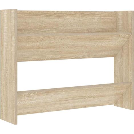 Maison Exclusive - Scarpiera a Muro Rovere Sonoma 80x18x60 cm in Legno Multistrato (1/5)