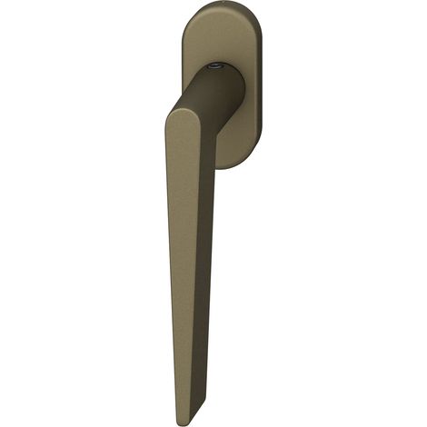 FSB Fenstergriff 34 1005 ovale Rosette - Aluminium mittelbronzefarbig (1/3)
