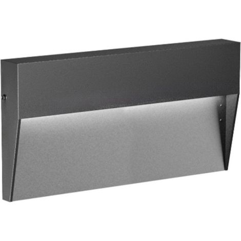 Applique esterni gea led ges1171 led ip65 alluminio moderno lampada parete, tonalità luce 3000°k (luce calda)