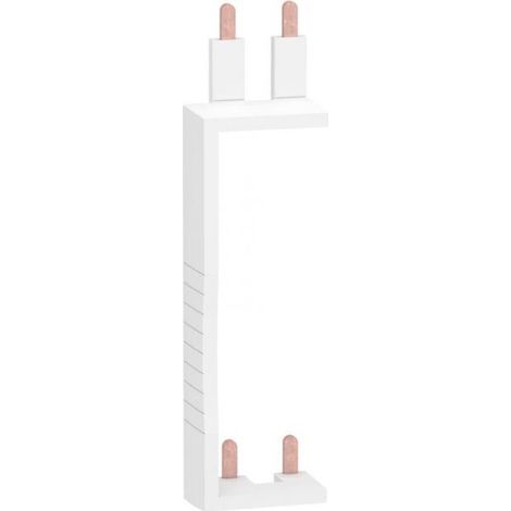 Schneider Electric – Peigne électrique vertical 1P + N – Tension 230V CA 50Hz – Compatible Resi9 XP ID 63A – Couleur blanche RAL 9003