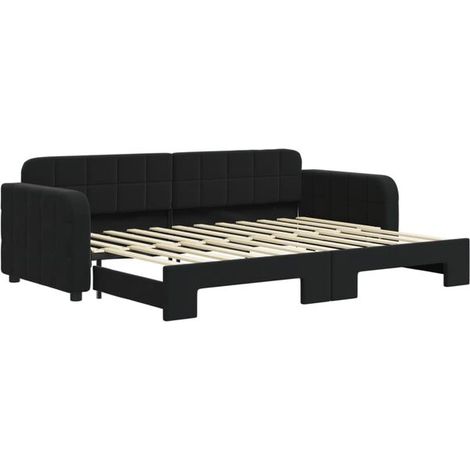 Canapé-lit avec matelas gigogne (matelas non inclus) 80x200 cm (1/5)