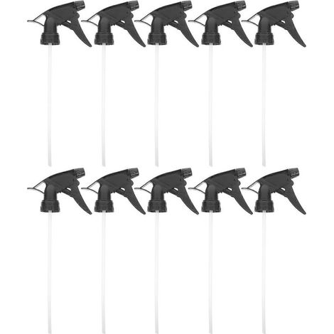 Professional Spray Nozzle Watering Bottle Nozzle Gardening Tools Black Compact Spraying 10Pcs (1/5)