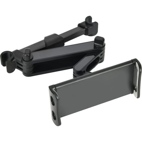 Auto-Tablet-Halterung – Erweiterbare Tablet-Halterung für die Autositzlehne für iPad/Samsung Galaxy Tabs/Amazon Kindle Fire HD und andere Geräte (Schwarz) (Schwarz)—— (1/4)