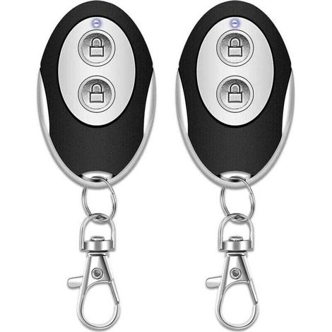 2-Piece Universal Gate Remote Control, 433.92 MHz Wireless Garage Door Remote Control for ECOSTAR RSC2, RSE2, and RSZ1 Rolling Code Models