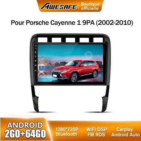 AWESAFE Autoradio Android 13 pour Porsche Cayenne 9PA (2002-2010) 2Go+64Go 9 '' Écran avec Carplay GPS WiFi Bluetooth Android Auto (1/5)