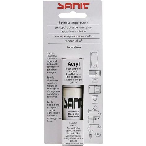 Sanit Lackreparaturstift bahamabeige, 1 Stück