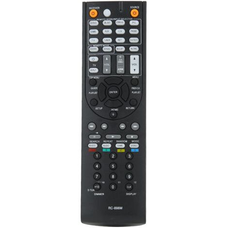 Télécommande universelle pour amplificateurs ONKYO TX-NR646, TX-NR747 et TX-NR545 - Compatible avec le modèle RC-898M (1/5)