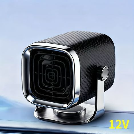 Chauffage, dégivrage et déshumidificateur de voiture portable avec air chaud rapide, interrupteur indépendant, base rotative à 360°, prise USB, Fl (1/5)