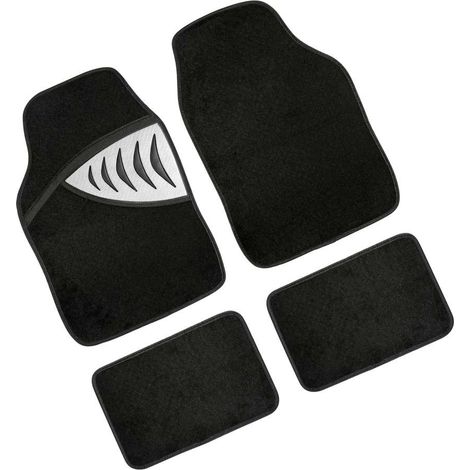 Tappetini Universali Exus Moquette Nera 4 pezzi (1/5)
