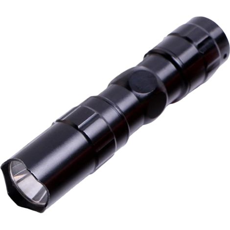 KOWOLL Lampe torche LED rechargeable - Petite lampe torche de poche 3W  Lampe torche résistante à l'eau  Lampe torche ultra-lumineuse à faisceau réglable (1/5)