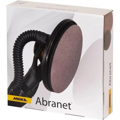 Selbsthaftende Schleifscheibe MIRKA Abranet Ø225mm Körnung 80 (25 Stück) - 5422302580