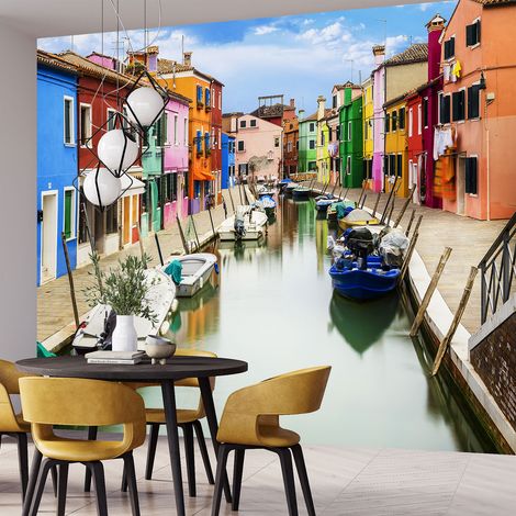 Papier peint panoramique - Ile de Burano - 130 cm x 91 cm (1/4)