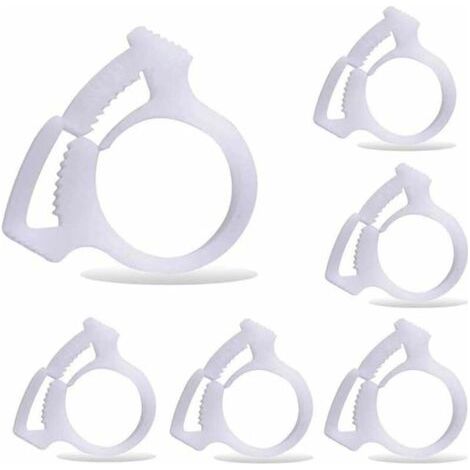 6-piece set of B15 hose clamps for pool cleaners, suitable for Polaris 180, 280, 360, 380 and 480 pool cleaners (1/4)