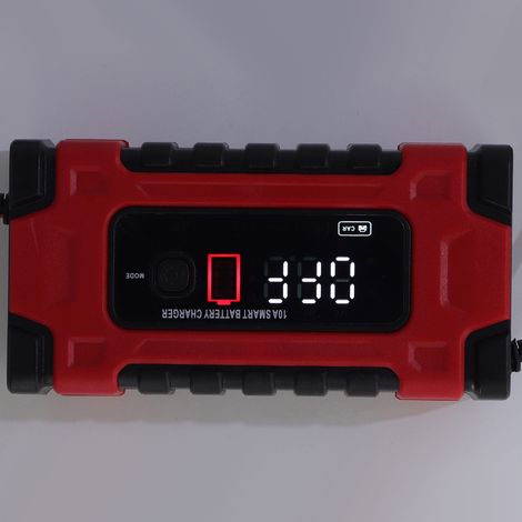 Chargeur de batterie FOXSUR 12 V/24 V avec grand écran, chargeur de réparation intelligent, norme européenne AC100240 V (1/5)