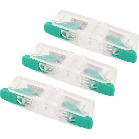 Lot de 20 bornes à levier rapides 1 vers 1 pour câblage électrique 41A 450V, connecteurs compactés sertissage 0,5-6mm² (1/5)