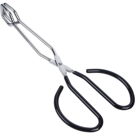 Pince-ciseaux barbecue en acier inoxydable, 25,4 cm, noir, résistante à la chaleur. (1/5)
