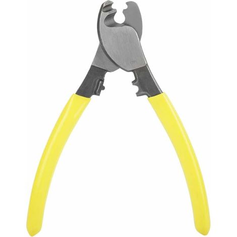 6 inch 165mm Pince Coupante de Câble,Câble Électrique Fil de Coupe Pince en Acier Chrome Vanadium, Outil de Coupe à Main pour PE/IV Câbles, Câbles de Communication-1pc (1/5)