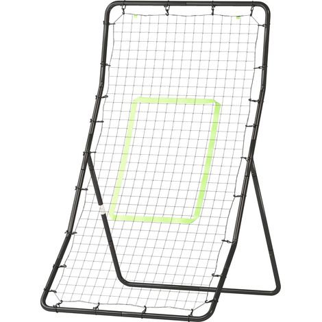 Filet de rebond portable pour baseball 90 x 80 x 140 cm noir (1/5)