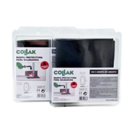 COLLAK 73535 Coperta fino a 1400°C nera 35x25cm