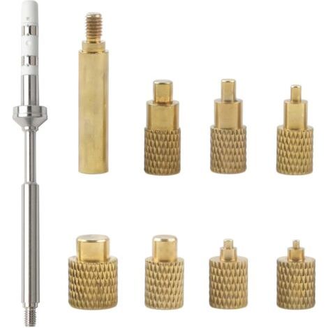 Panne à souder M2 M2.5 M3 M4 M5 M6 M8 Pointes de fer à souder en laiton avec pointes universelles standard 936, insert fileté 3D pour fer à souder TS001 (1/5)