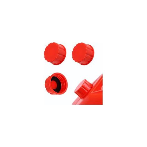 Lot de 3 Bouchons à Filetage Grossier pour Bidons D'un Gallon, Bouchons Pleins Étanches Joint D'étanchéité, Accessoires Anti-fuite pour Réservoirs de Carburant, Usage Automobile