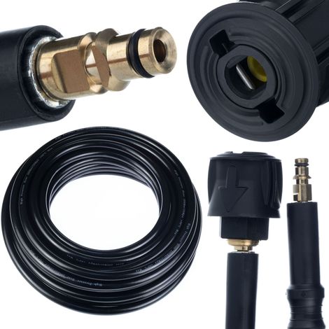 Extensión de manguera de alta presión Kärcher Quick Connect 15m para hidrolimpiadora K2 K3 K4 K5 K6 K7