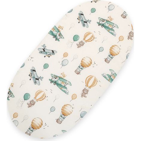 Lenzuolo in cotone per culla Boho gondola passeggino 75x35 cm - Sky adventure (1/2)