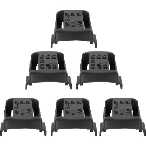 6Pcs Connecteur Batterie Support Adaptateur Socle pour Mallette Protectrice Milwaukee (1/5)