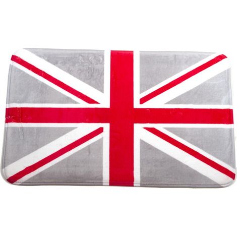 Tapis Déco "Printe London" 50x80cm Gris