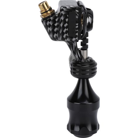Machine à tatouer rotative en alliage de zinc électroplaqué, avec moteur RCA, finition liner réglable, noire. (1/5)