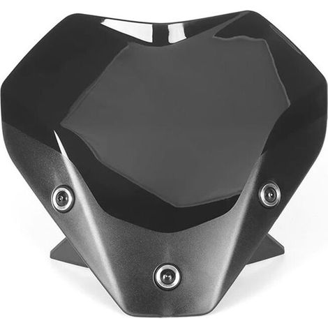 Schwarzer Windschutzscheibenspoiler/Windabweiser/Windabweiser für S1000R 2021-2023