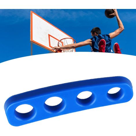 Gant d'Entraînement de Tir Basketball en Silicone Souple - Aide à la Précision et au Positionnement des Doigts pour Débutants - Taille L Bleu (1/5)