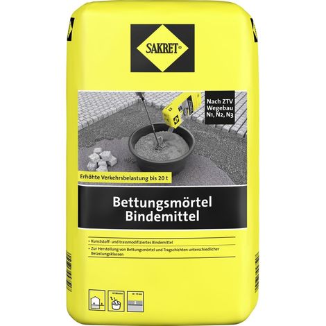 SAKRET Bettungsmörtel Bindemittel 25 kg Sack Mörtel (1/2)