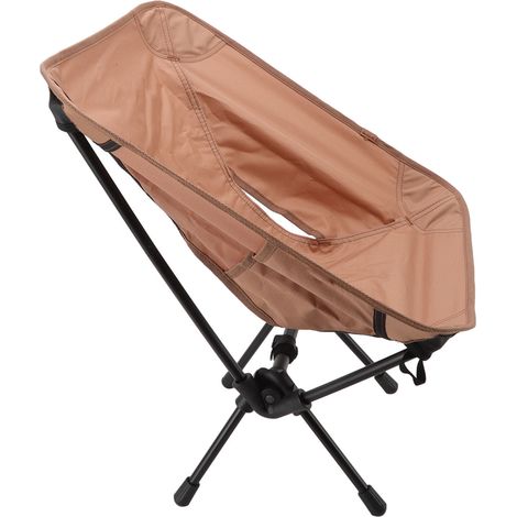 Chaise pliable extérieure légère pour camping, plage, pêche, couleur sable, design lune, enfant et adulte