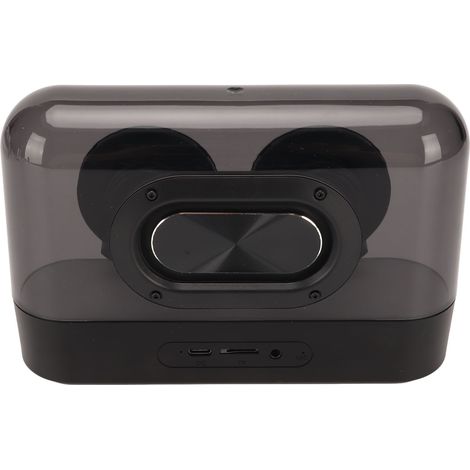 Enceinte Bluetooth Portable avec Subwoofer Stéréo, LED Colorée et Lecture par Carte Mémoire - Design Transparent (1/5)