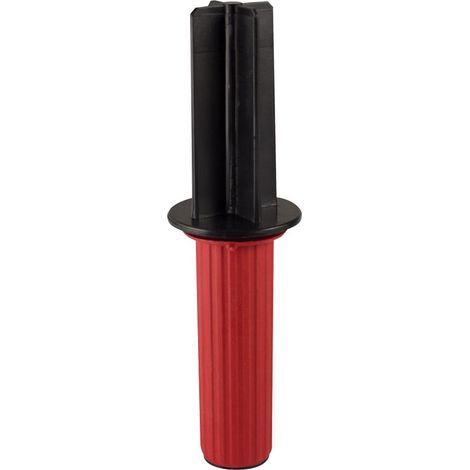 Porta Rollo DOBLE D45 Minifilm Estirable Manual Rojo Negro Fuerte (1/4)