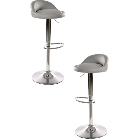 Packs Taburetes Cocina - Pack 2 Taburetes Cirkus - Gris claro (1/4)