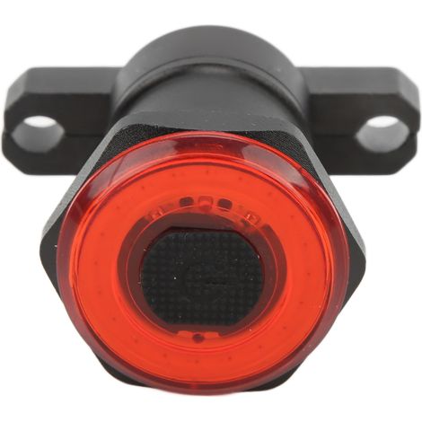 MEROCA WR25 Intelligentes Induktions-Rücklicht für Fahrräder, USB-aufladbar, Bremslicht mit Sensor, Schwarz [100 lm hohe Helligkeit] Kissenhalterung (1/5)