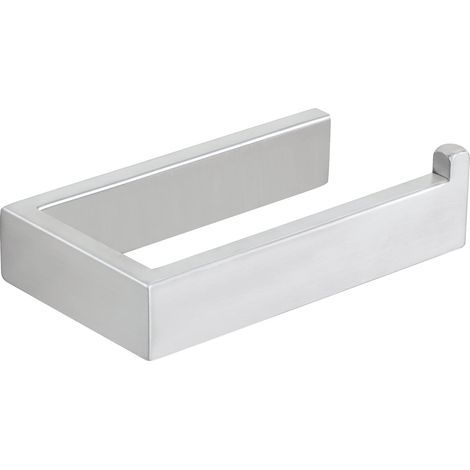 Wandmontierter Toilettenpapierhalter, gebürsteter Edelstahl, U-förmiger Rollenhalter, Badezimmer Küche (1/5)