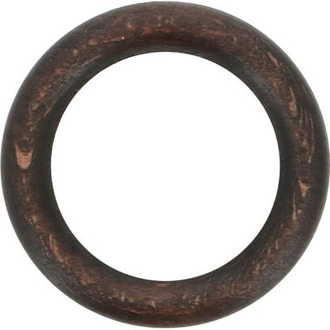 MOBOIS - Anneau d.42 pour barre d.20 noyer blister de 10