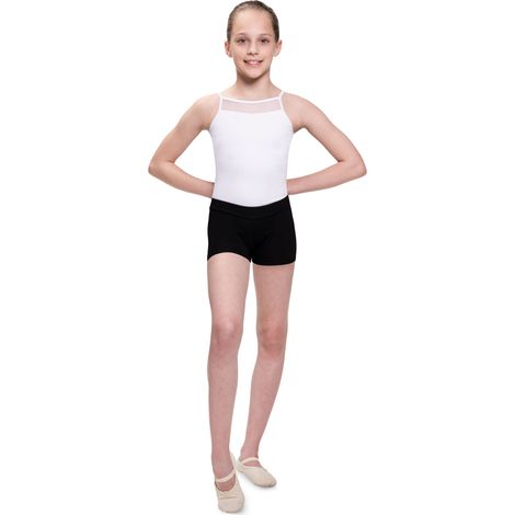 Frygia - pantaloncini da balletto per ragazzi neri Frygia pantaloncini da ginnastica e danza neri 146/152 (1/5)