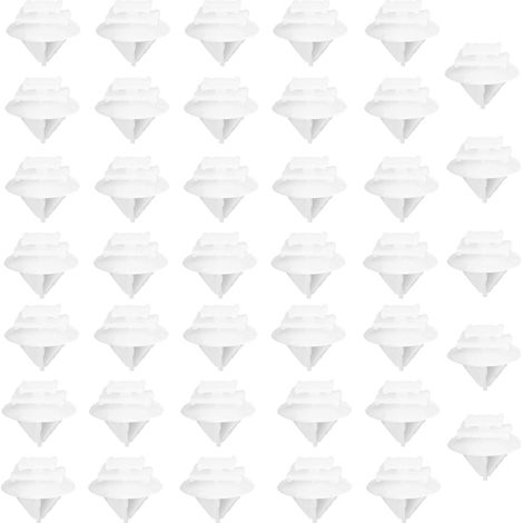 40 clips para molduras de puerta para Citroën C2 C3/Peugeot 106 (97 en adelante) 206 207 1007 306 (97 en adelante) 307 806 Partner/Jeep Renegade/Fiat 500L 500X, OE 68241251AA 8565.40 856540 7701056846 (1/5)