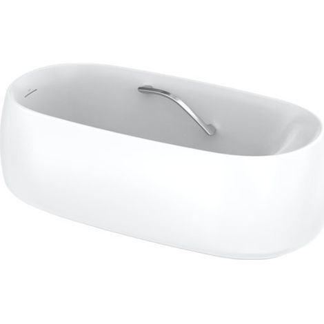 TOTO Baignoire flottante, ronde, sur pieds, 1700x835x580mm, avec